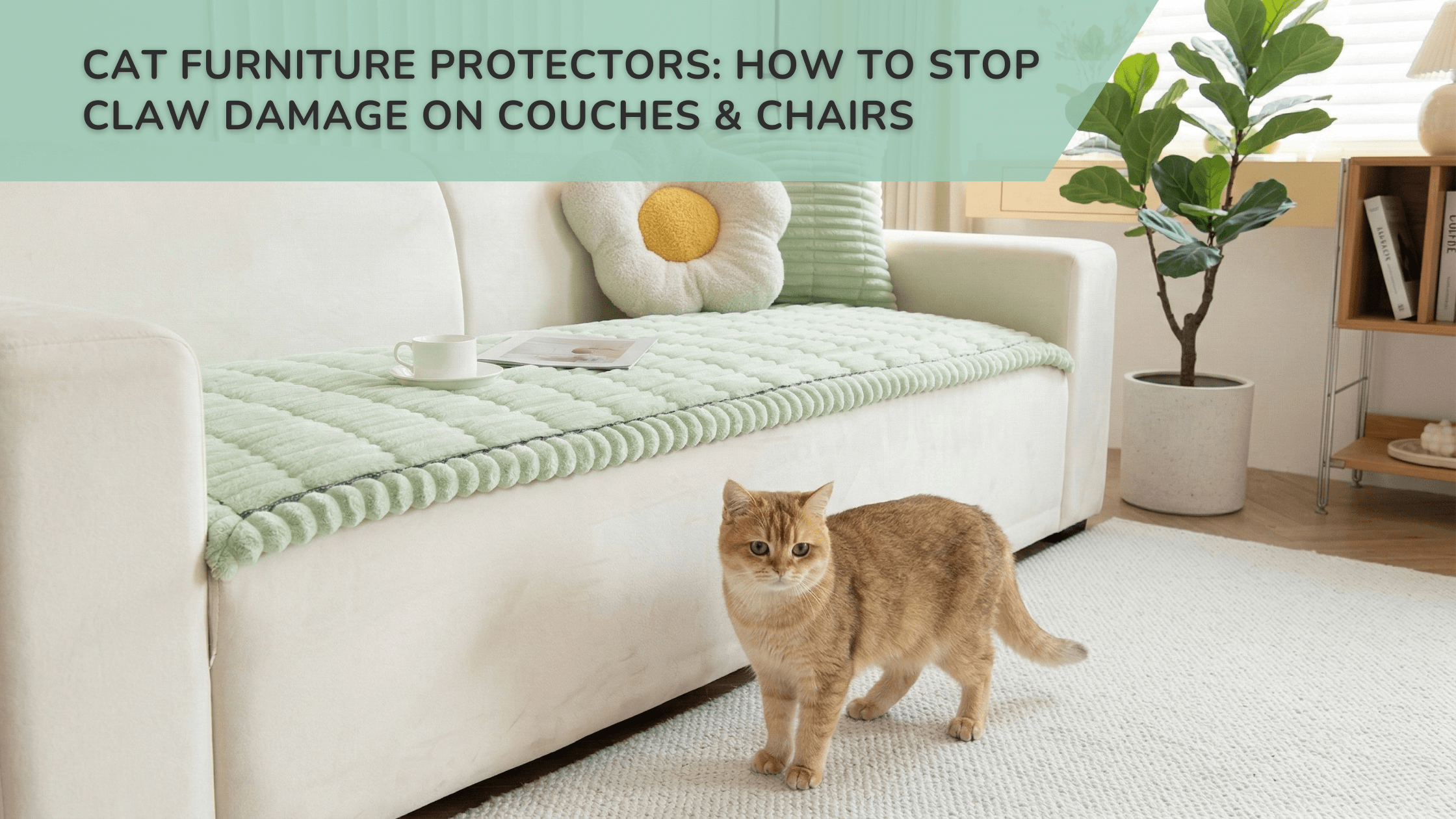 Cat Furniture Protectors: How to Stop Claw Damage on Couches & Chairs ...