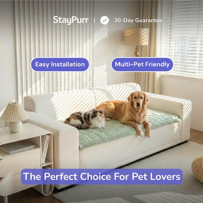 STAYPURR™ Cat Proof Couch Cover - Anti Scratch & Washable Sofa Topper