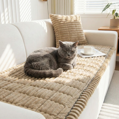 STAYPURR™ Cat Proof Couch Cover - Anti Scratch & Washable Sofa Topper