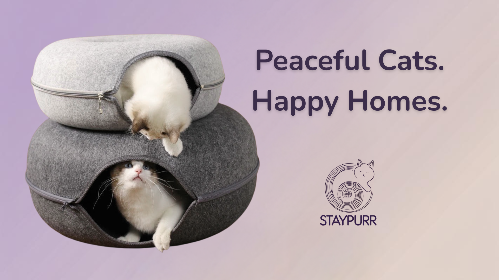 Peaceful Cats. Happy Homes.